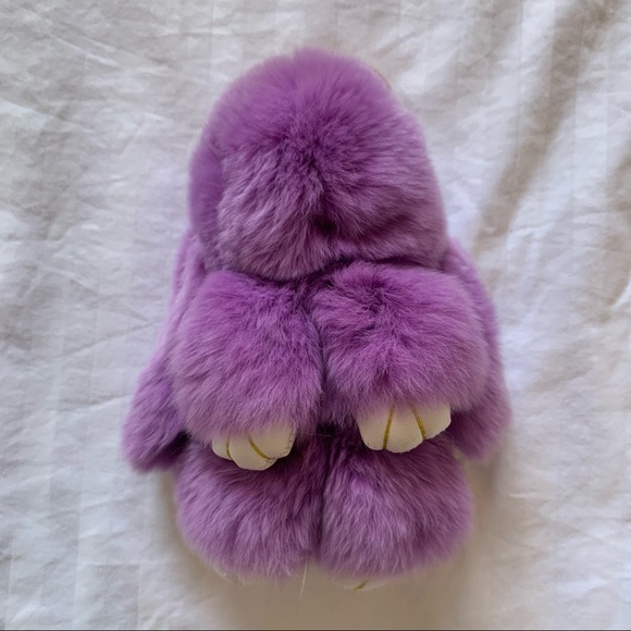 💜🐰 NWOT Purple Bunny Keychain - Picture 1 of 4